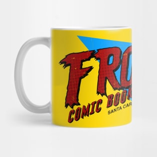 Frog's Comic Book Store (distressed look) Mug